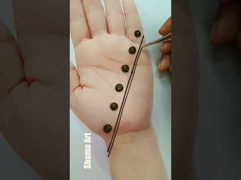 Very beautiful easy mehndi design #shorts