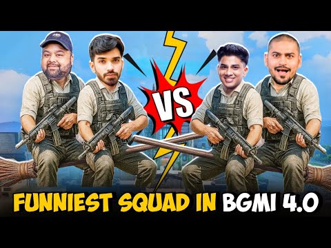 JOKER REGA vs SNAX GOLDY BHAI in BGMI 4.0😂 FUNNIEST SQUAD!!🤣