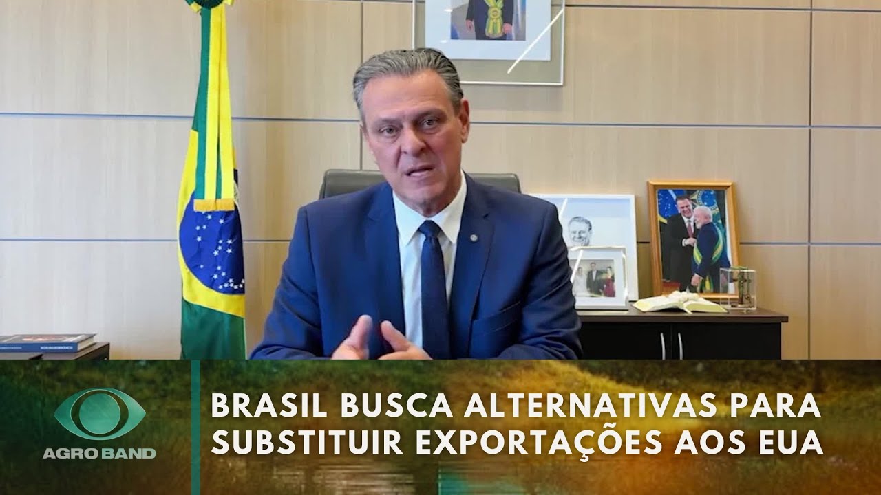 Brasil busca outros mercados para substituir exportações aos EUA