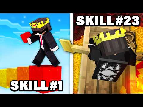 I Learned Minecraft's Impossible Skills in 24 Hours!