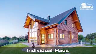 🌲 Tradition trifft Moderne: Individuelles Rundstammhaus im Grünen 🏡