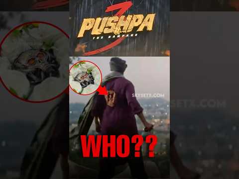 Who is This Man in Pushpa the rule ? 🔴 #pushpatherule