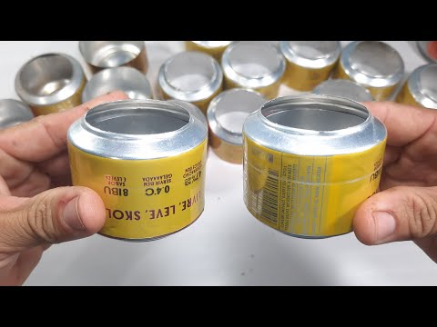 Como fazer 10 Panelinha de Pressão de LATINHA Parte (01)