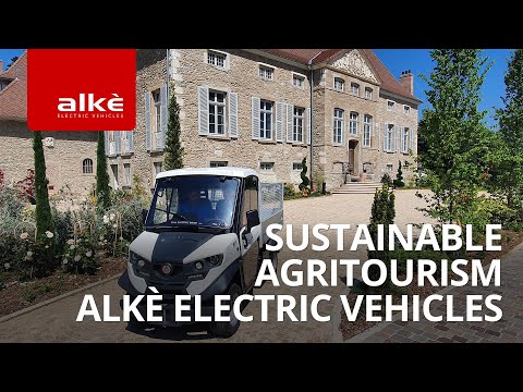 Sustainable agritourism with Alkè electric vehicles!