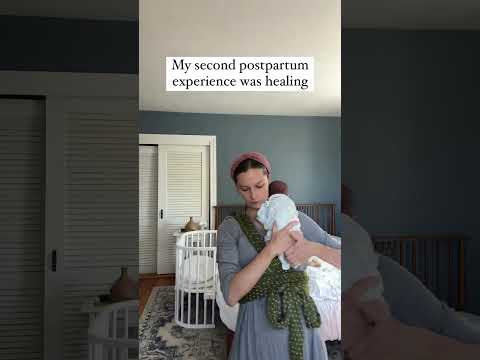 Baby wrap with my newborn baby- how I tie the stretchy wrap