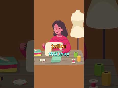 5 từ vựng mỗi ngày | jobs | nghề nghiệp | bé học tiếng anh | English for kids  #english