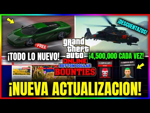 NUEVA ACTUALIZACION en GTA5 Online! GOLPE X2! DESCUENTAZOS, BONUS y MÁS! MES DE GOLPES GTA5 Online