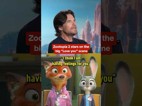 Jason Bateman & Ginnifer Goodwin reflect on Nick & Judy's emotional dialogue in Zootopia 2! #disney