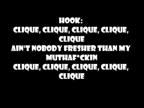 Kanye West FT. Jay Z, Big Sean and James Fauntleroy-Clique (Lyrics Video)