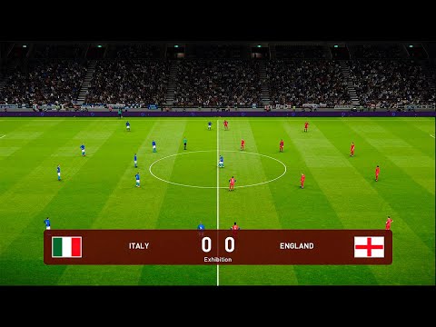 PES | Italy vs England | Qualification EURO 2024 |Full Match All Goals HD Gameplay