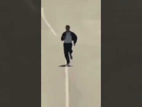 why he running??????