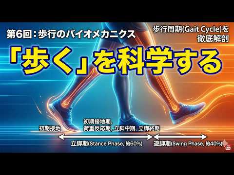 第6回：歩行のバイオメカニクス〜「歩く」を科學する〜