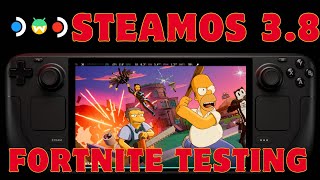 Steam Deck Fortnite Testing