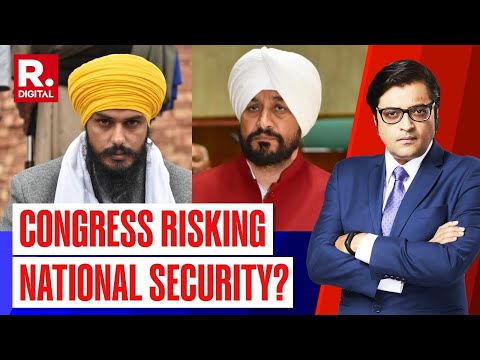 Congress’ Brazen Support To Amritpal Putting Nation Security At Stake? | Debate With Arnab