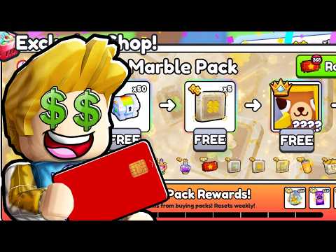 HOW MUCH CAN I MAKE From MARBLE FOREVER PACK in Pet Simulator 99!