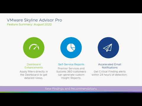 VMware Skyline Advisor Pro: What's New