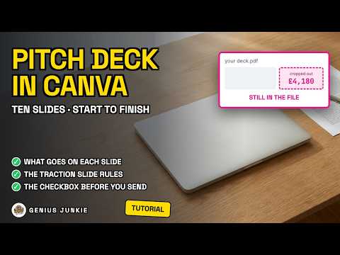 How to Make a Pitch Deck in Canva 2026 (And the Checkbox Before You Send It)