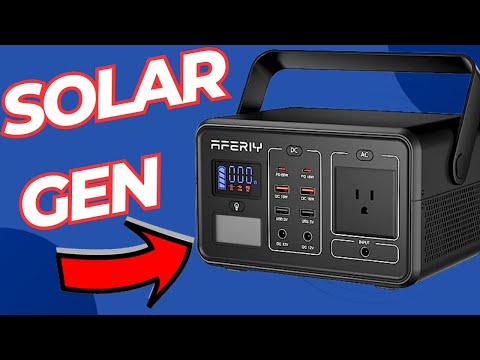 Aferiy affordable Solar generator for all your charging needs!