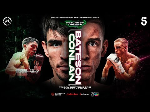 LIVE 🥊 Press Conference Conlan V Bateson