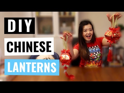 5-MINUTE DIY LANTERNS made from RED ENVELOPES | CHINESE NEW YEAR | SUPER EASY | Stapler only