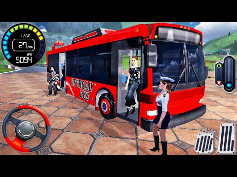 Offroad High Bus Driver Simulator - City Coach Bus Driving 3D - Android GamePlay