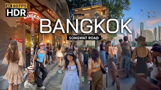 🇹🇭 4K HDR | New Landmark in Bangkok 2025: Exploring Songwat Road's Cool Vibes