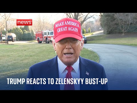 Trump: Zelenskyy needs to say he wants peace