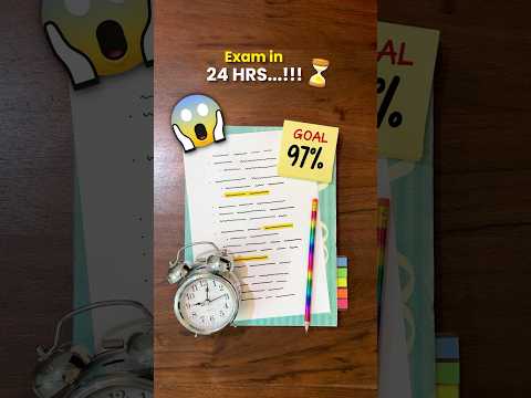 One Day is Enough ๐ฅ๐ A Clever Way to Study for Exams #study #studytips #exams