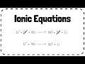 Ionic Compounds and Spectator Ions