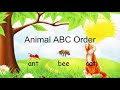 Alphabetical Order and Word Recognition