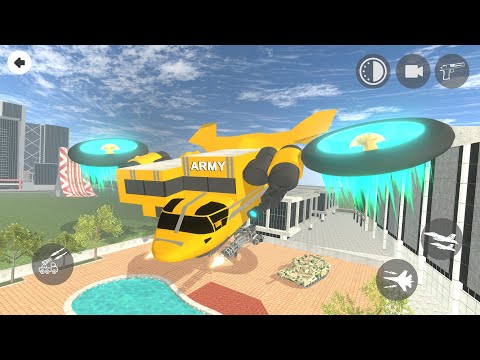 Franklin Change House To Military Airplane Tank - INDIAN BIKE DRIVING 3D