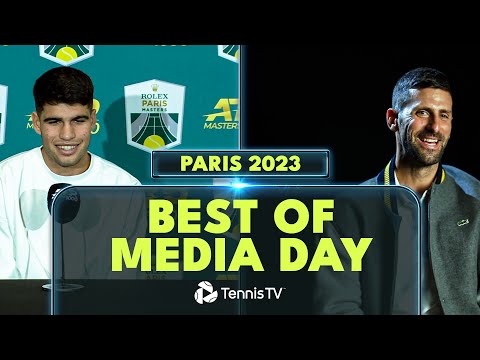 Alcaraz On Djokovic Rivalry; Djokovic on Ryder Cup! | Best of Paris 2023 Media Day 🗣️