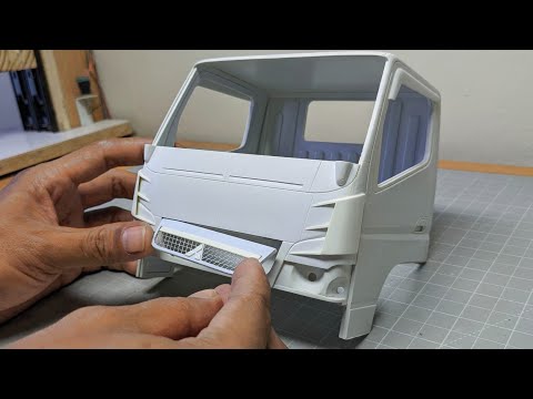 How to make a canter truck cabin from PVC pipe
