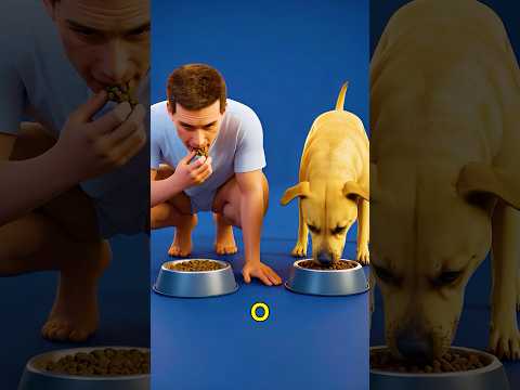 E SE COMER RAÇÃO DE CACHORRO? 🐶 #shorts