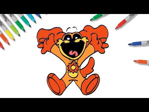 How To Draw Dogday | Poppy Playtime | Smiling Critters Drawing