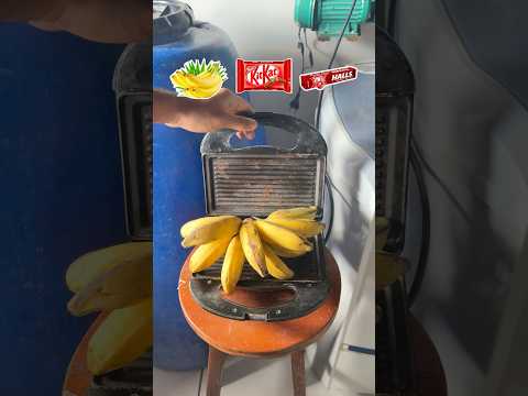 Sanduicheira Vs Banana 🍌 #experimento #comentandu