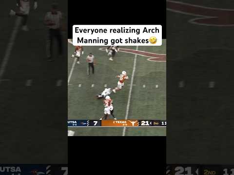 Everyone realizing Arch Manning got shakes🤣 #archmanning #THADDBOII #texaslonghorns