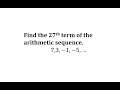 Arithmetic Sequences and Their Properties