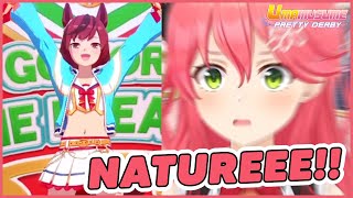 Mikochi can't contain her scream after she finally pulls Cheerleader N