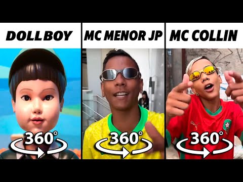 360° VR MC Doll boy (squid game) vs MC Menor JP vs MC Collin