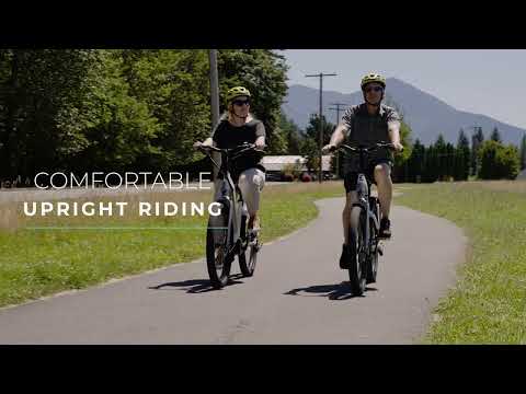 The EVELO Omega 750W Mid Drive Electric Bicycle w/ Automatic Shifting