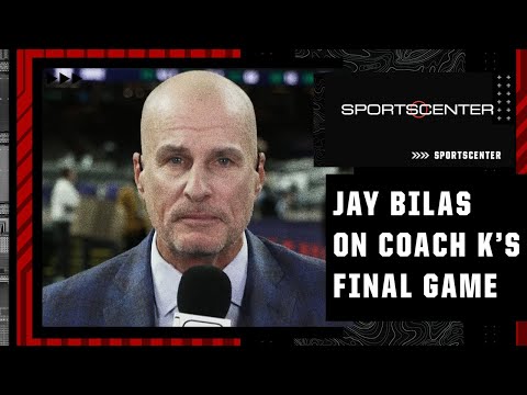 Jay Bilas reacts to Coach K’s final game as Duke head coach | SportsCenter video clip