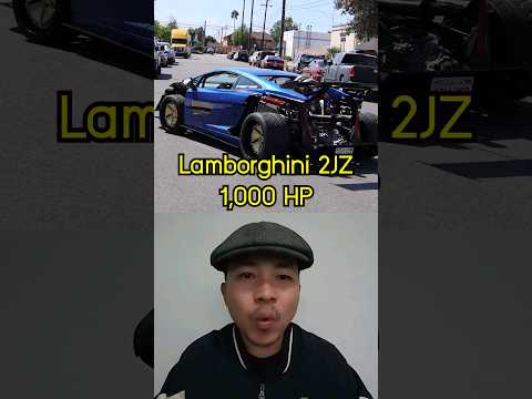 นี่คือรถ Lambo ที่วางเครื่อง 2jz คันแรกในโลก !! #automobile #lamborghini #2jz