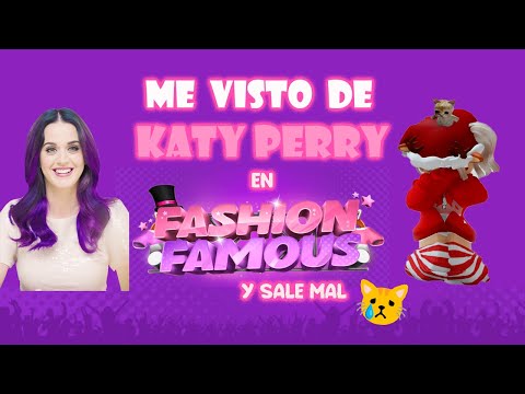 Me visto de Katy Perry en Fashion Famous Roblox | Catypink