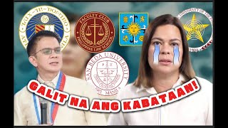 NAGALIT AT NANAWAGAN ANG IBA'T IBANG UNIVERSIDAD SA PAG-DELAY NI CHIZ ESCUDERO NG IMPEACHMENT TRIAL!
