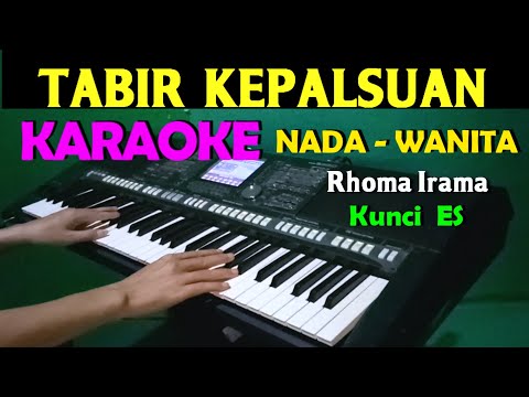 TABIR KEPALSUAN – Rhoma Irama | KARAOKE Nada Cewek / Wanita, HD