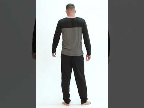 Pijama Masculino Inverno Longo Calça Comprida Blusa Manga Longa Frio Bicolor