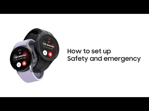 Galaxy Watch5 | Watch5 Pro: How to set up Safety and emergency | Samsung