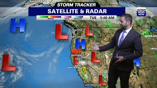 Storm Tracker Forecast: Hot but cloudy with the threat of active weather Tuesday