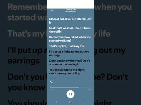 that's So true (gracie Abrams) #lyrics #gracieAbrams # viral # songs #comments #spotify